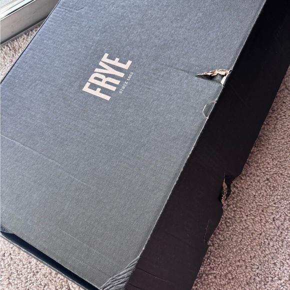 Frye Black Leather Mid-Calf Campus Heeled Boots - Picture 7 of 7